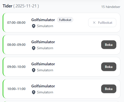 Publik bokning i Sportybook